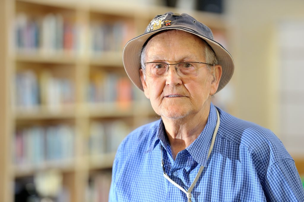 Les Larson has been raising money for the Leukemia Foundation for more than a decade. Les Larson has been raising money for the Leukemia Foundation for more than a decade.