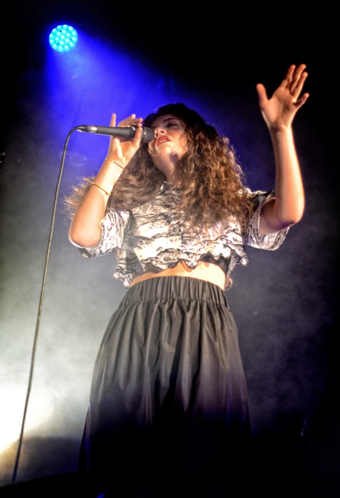 Lorde performs at the Laneway Festival. Photo Lesley Apps / The Daily Examiner