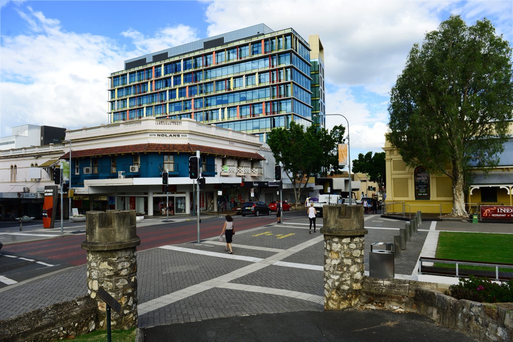 LANDMARK: The Icon Ipswich Tower can be seen among the older buildings in the Ipswich CBD area. LANDMARK: The Icon Ipswich Tower can be seen among the older buildings in the Ipswich CBD area.