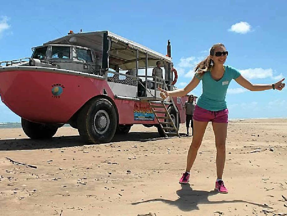 Elisa Detrez, winner of the Best Job in the World, has voted the LARC! tour in 1770 as the best tour in Queensland.