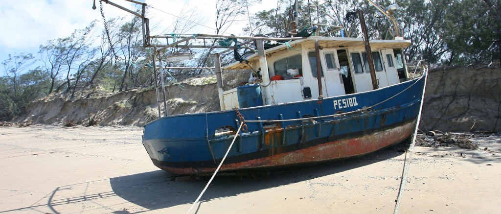 MYSTERY SOLVED: Hervey Bay trawler Rosella was found stranded on Farnborough Beach. MYSTERY SOLVED: Hervey Bay trawler Rosella was found stranded on Farnborough Beach.