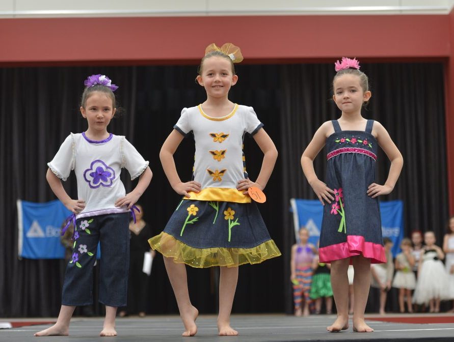 2013 Calliope Catwalk Fashion Design Awards at the Calliope State School. Children's Ware Category, sponsored by Voodoo Homewares. Designer: Sharon Bartlem. 2013 Calliope Catwalk Fashion Design Awards at the Calliope State School. Children's Ware Category, sponsored by Voodoo Homewares. Designer: Sharon Bartlem.