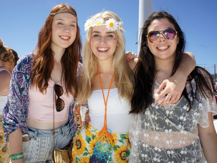 Festival fashion at 2014 Big Day Out. Festival fashion at 2014 Big Day Out.