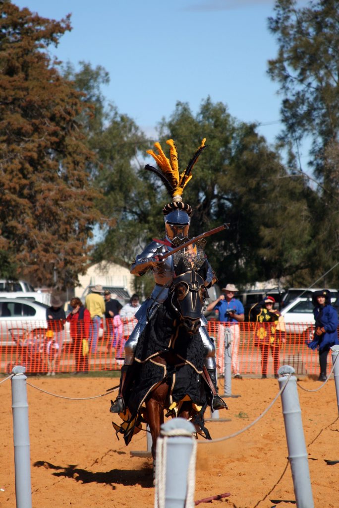 Jousting is coming to the Tenterfield Show for the first time this weekend. Photo Contributed Jousting is coming to the Tenterfield Show for the first time this weekend. Photo Contributed