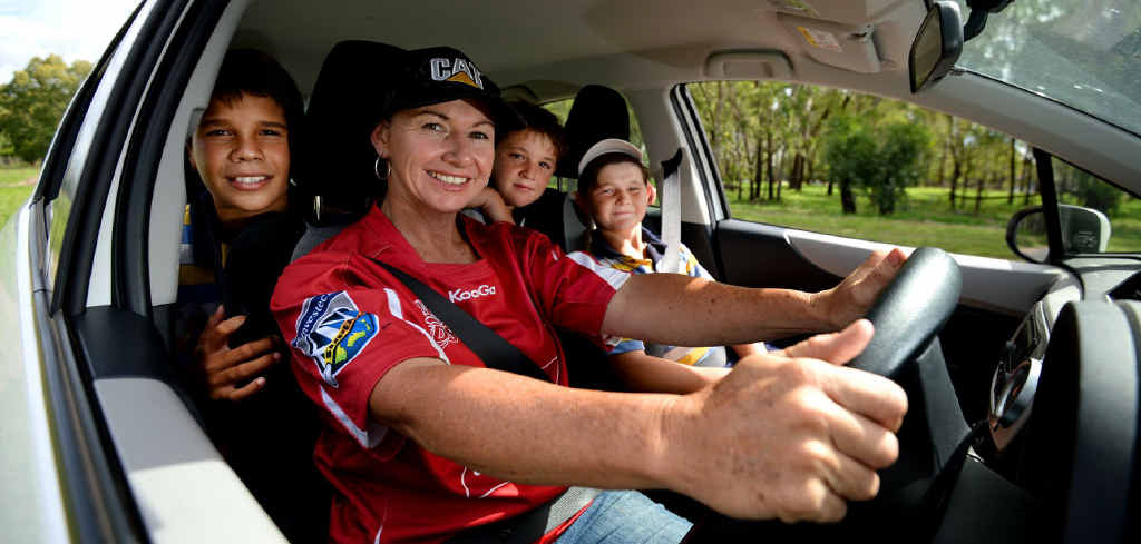 Larson Dale-Doyle, Lorraine Barham-Placid, Harry Barham and Jake Barham are heading off to Toowoomba to watch Rockhampton product Jonah Placid play a trial match for the Queensland Reds tonight. Larson Dale-Doyle, Lorraine Barham-Placid, Harry Barham and Jake Barham are heading off to Toowoomba to watch Rockhampton product Jonah Placid play a trial match for the Queensland Reds tonight.
