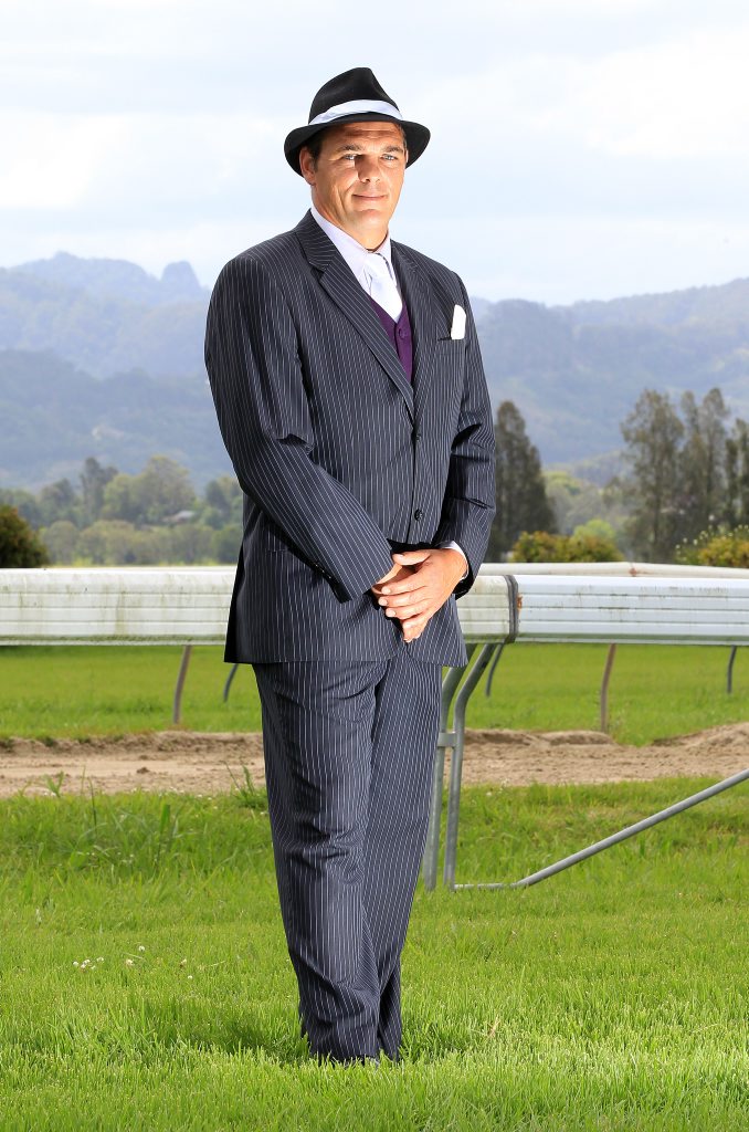 Mark Morlock pictured before the attack at a Murwillumbah race day where he won a fashions in the field award. Mark Morlock pictured before the attack at a Murwillumbah race day where he won a fashions in the field award.