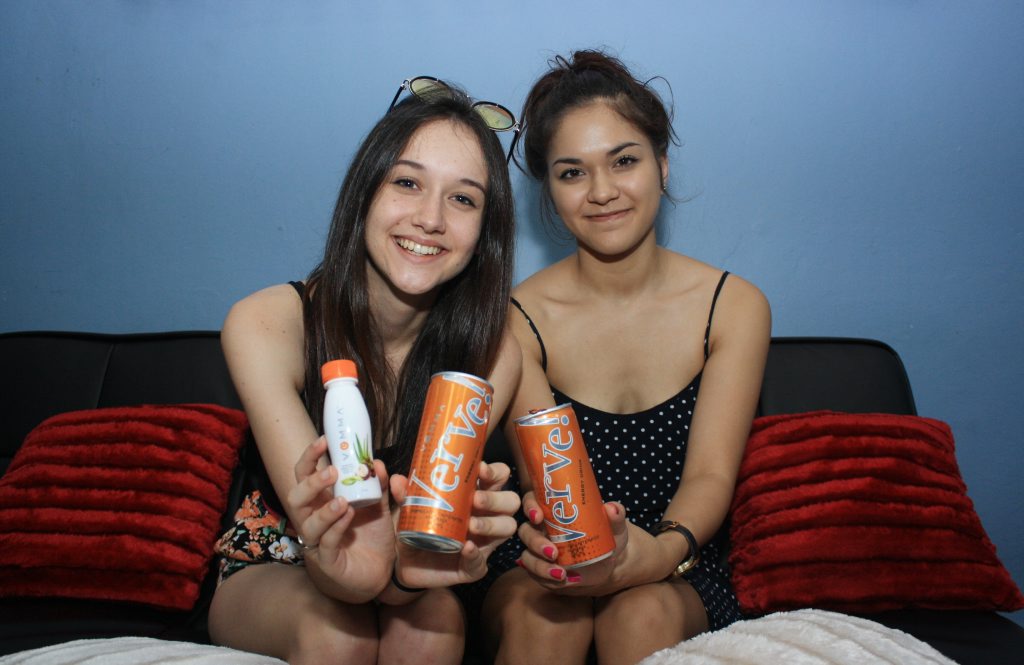 Vemma brand partner Amy Dangerfield and Gracemere woman Monica Jerkic display a new supplement on the market. The Vemma drink Vemma brand partner Amy Dangerfield and Gracemere woman Monica Jerkic display a new supplement on the market. The Vemma drink