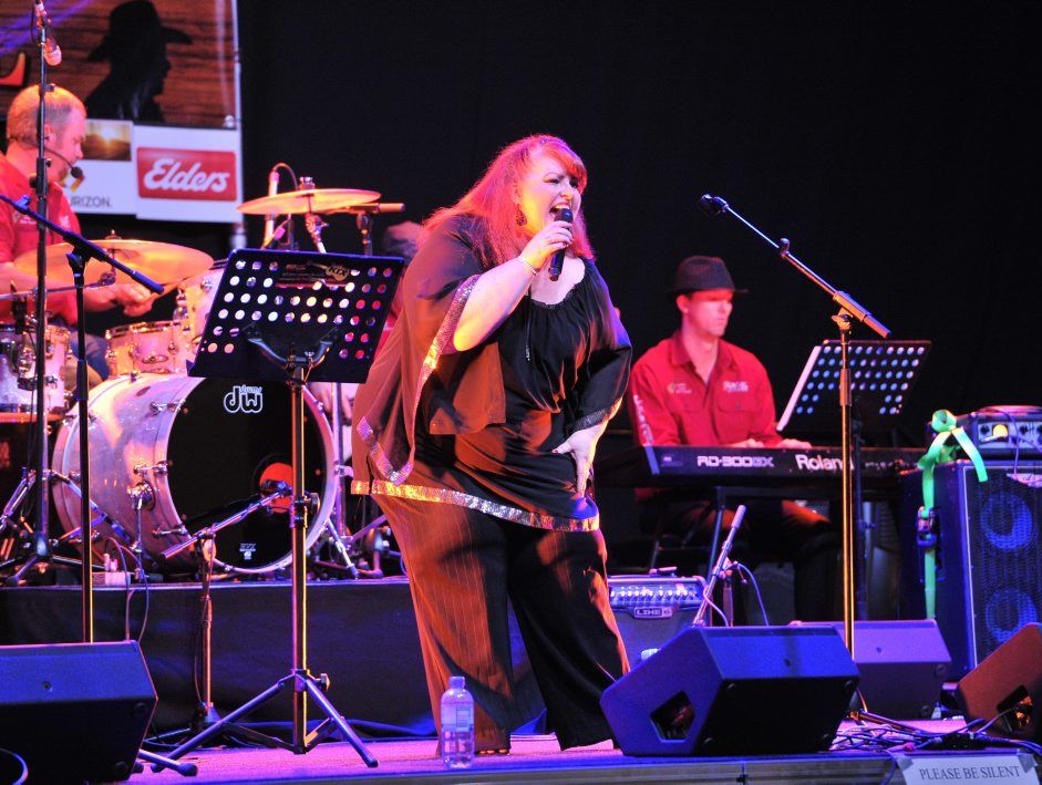 Savannah Sharpe performs at the Elders Country Music Festival at the Gladstone Entertainment and Convention Centre. Savannah Sharpe performs at the Elders Country Music Festival at the Gladstone Entertainment and Convention Centre.