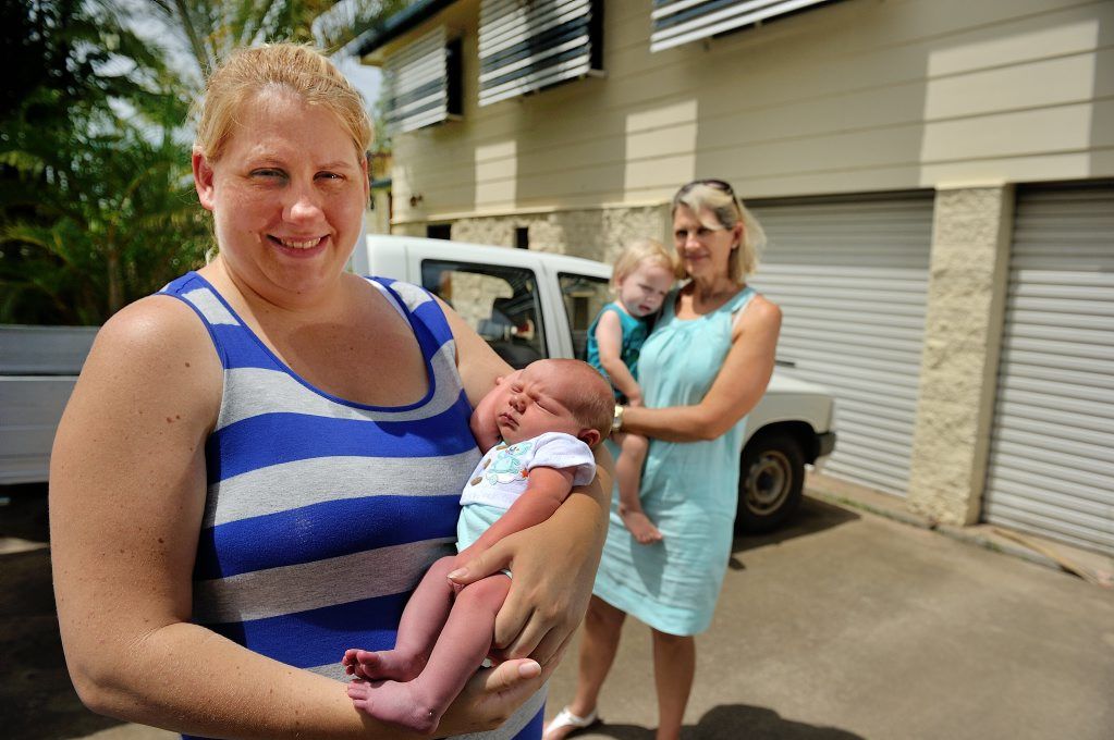 Nicky Gourley was attended by mother and nurse Tracy Gourley when she unexpectedly gave birth to son Jackson in her driveway last week. Nicky Gourley was attended by mother and nurse Tracy Gourley when she unexpectedly gave birth to son Jackson in her driveway last week.