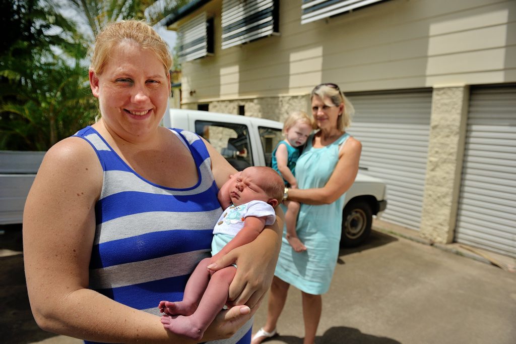 Nicky Gourley was attended by mother and nurse Tracy Gourley when she unexpectedly gave birth to son Jackson in her driveway last week. Nicky Gourley was attended by mother and nurse Tracy Gourley when she unexpectedly gave birth to son Jackson in her driveway last week.