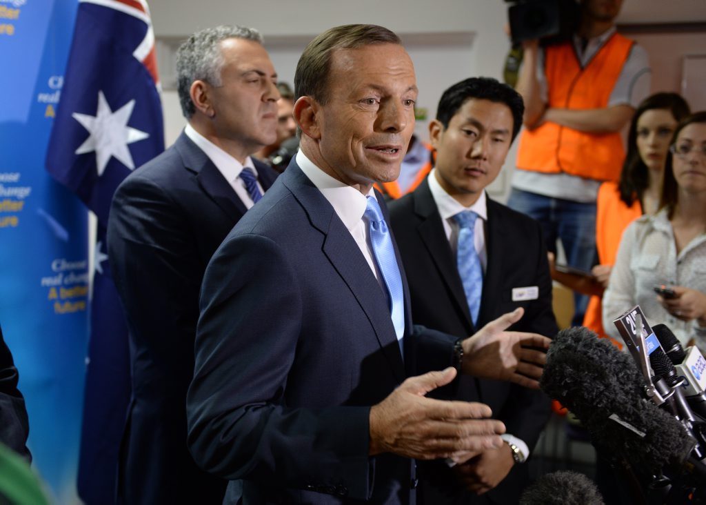 Tony Abbott... grown up governments. Tony Abbott... grown up governments.