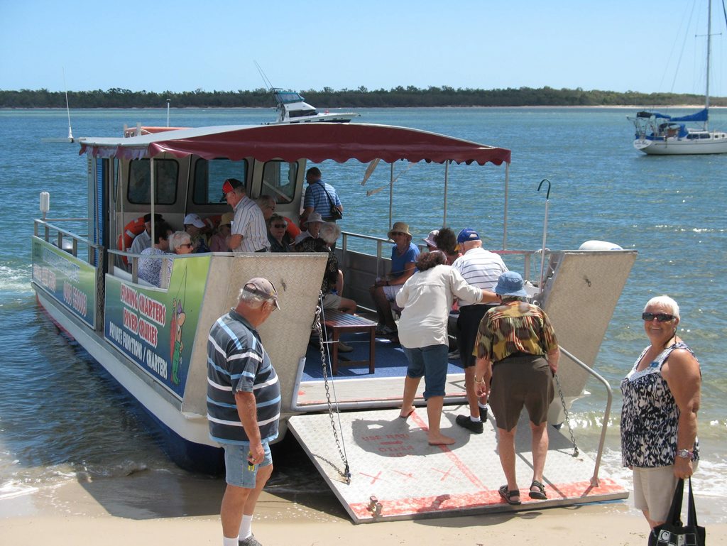 Mixed Probus embarking on the Burrum River Quest. Mixed Probus embarking on the Burrum River Quest.