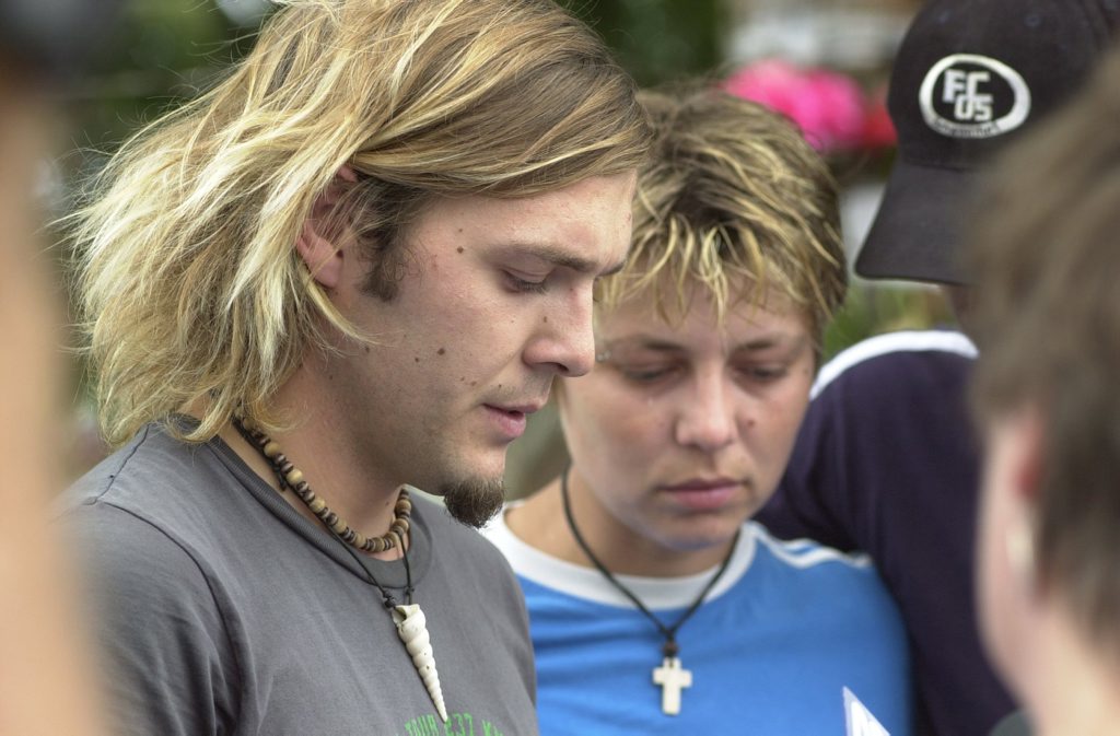Tobias Suckfuell, now calling living in WA and calling himself Toby Moran, and his sister Katrin. Both were implicated in the inquest into the 2005 murder of Simone Strobel at Lismore. Tobias Suckfuell, now calling living in WA and calling himself Toby Moran, and his sister Katrin. Both were implicated in the inquest into the 2005 murder of Simone Strobel at Lismore.
