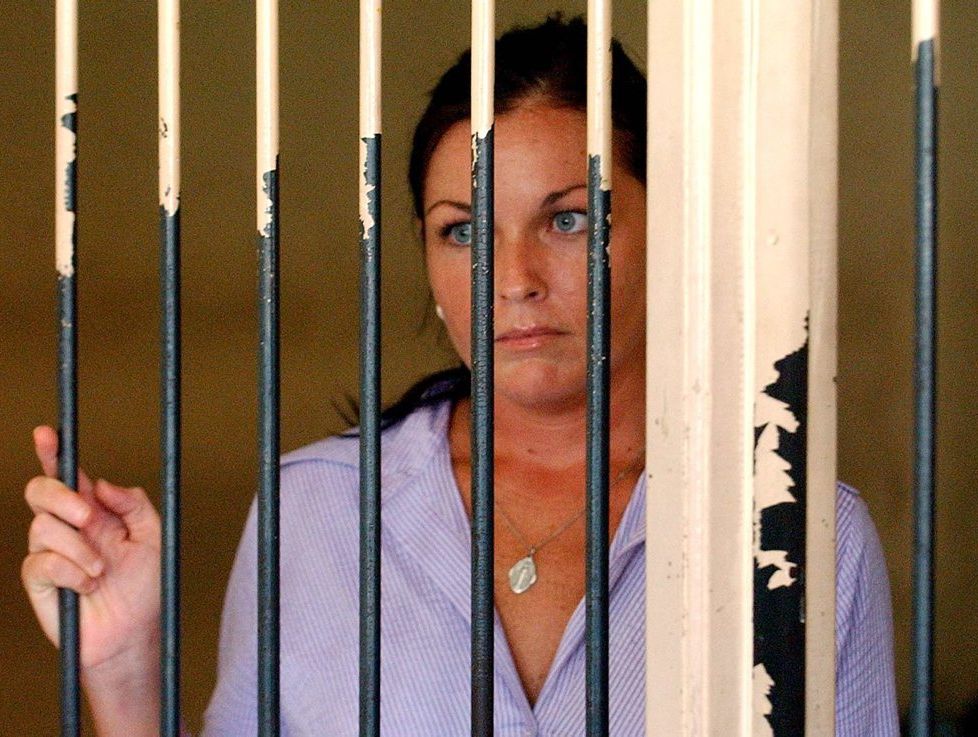 Schapelle Corby at the holding cells at the Denpasar District Court. Schapelle Corby at the holding cells at the Denpasar District Court.