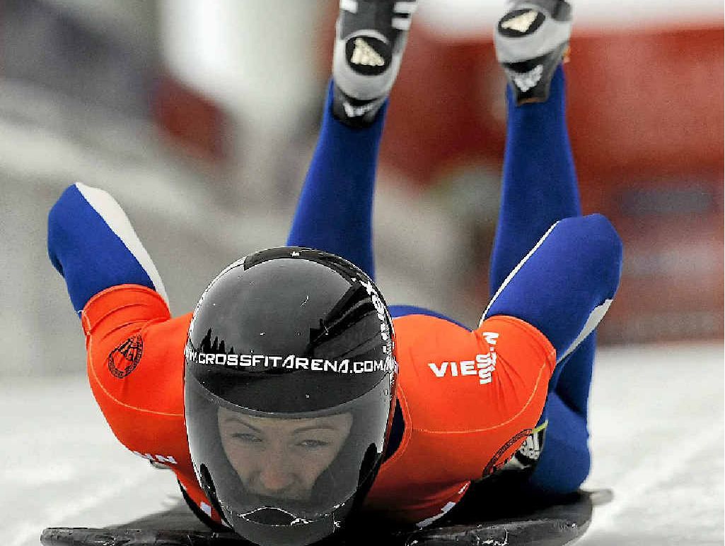 HIGH SPEED: Michelle Steele was chosen by the Australian Institute of Sport talent identification scheme to train the sport of skeleton due to her explosive speed. HIGH SPEED: Michelle Steele was chosen by the Australian Institute of Sport talent identification scheme to train the sport of skeleton due to her explosive speed.