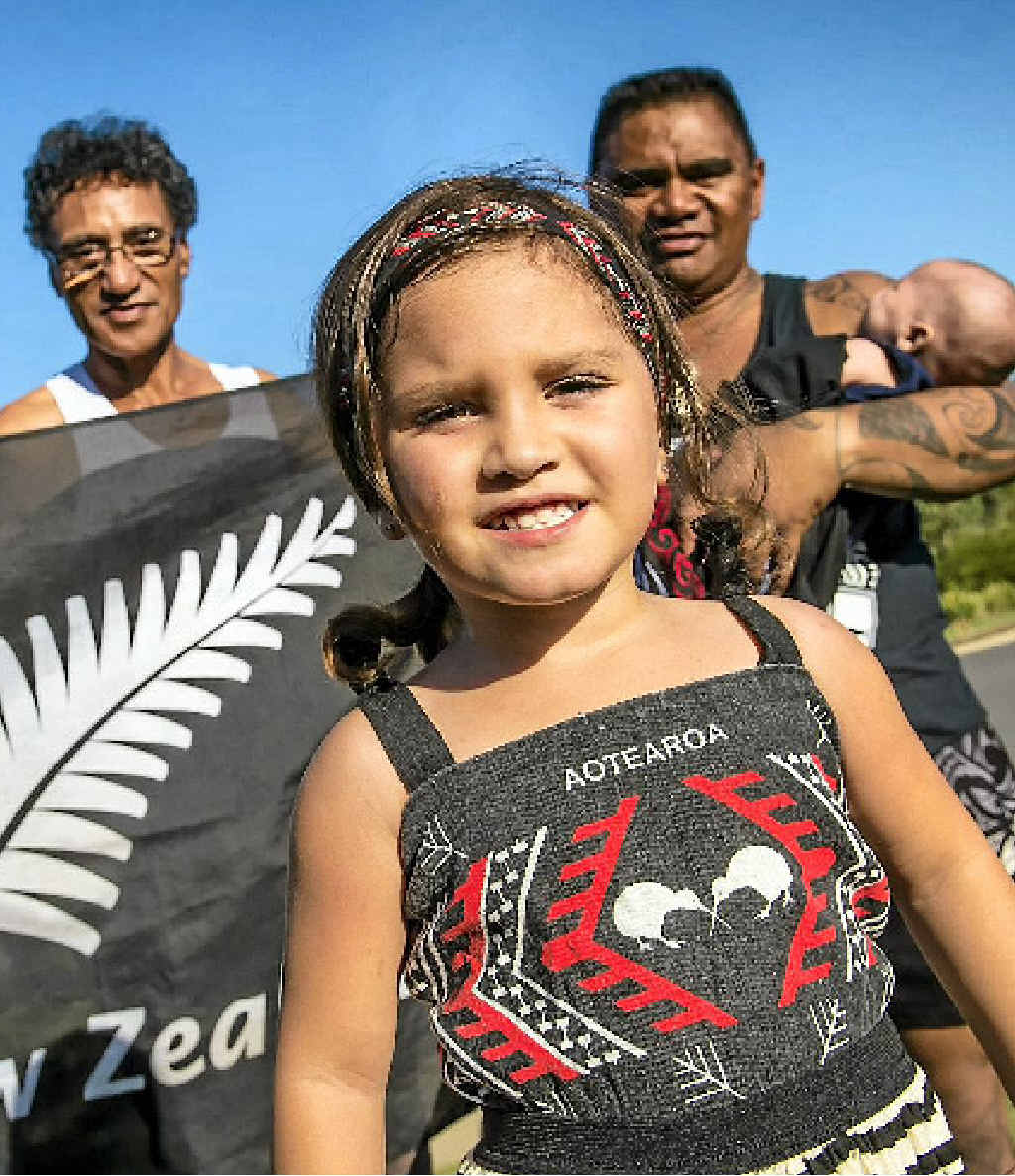 ALL SET: Jacko Wirihana, Kaiao Karaitana, 3, Waihaki Karaitiana and Ivan “Fudge” Karaitiana are exited for Waitangi Day celebrations. ALL SET: Jacko Wirihana, Kaiao Karaitana, 3, Waihaki Karaitiana and Ivan “Fudge” Karaitiana are exited for Waitangi Day celebrations.