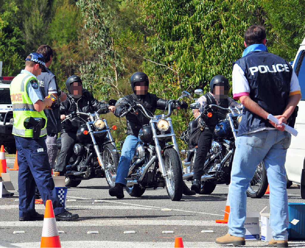 Police launch a major traffic operation targeting bikies. Police launch a major traffic operation targeting bikies.