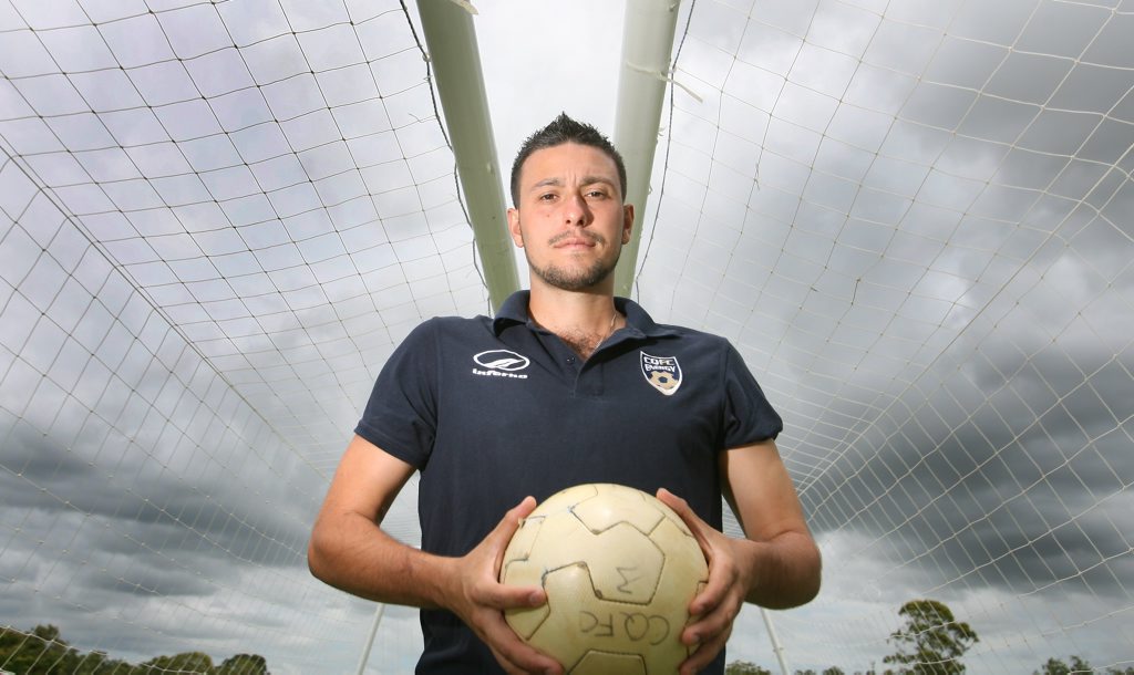 CQFC Energy recruit Marko Radovanovic is ready to take the the field on Saturday in a pre-season game againt Clinton. Photo: Chris Ison / The Morning Bulletin CQFC Energy recruit Marko Radovanovic is ready to take the the field on Saturday in a pre-season game againt Clinton. Photo: Chris Ison / The Morning Bulletin