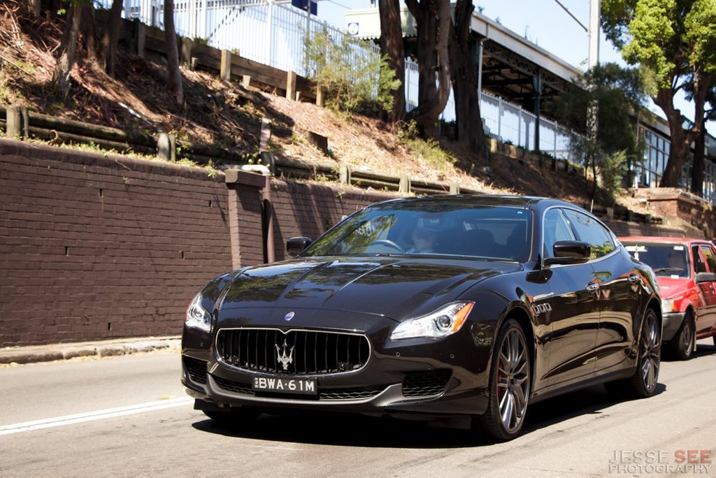 The Maserati Quattroporte GTS. The Maserati Quattroporte GTS.