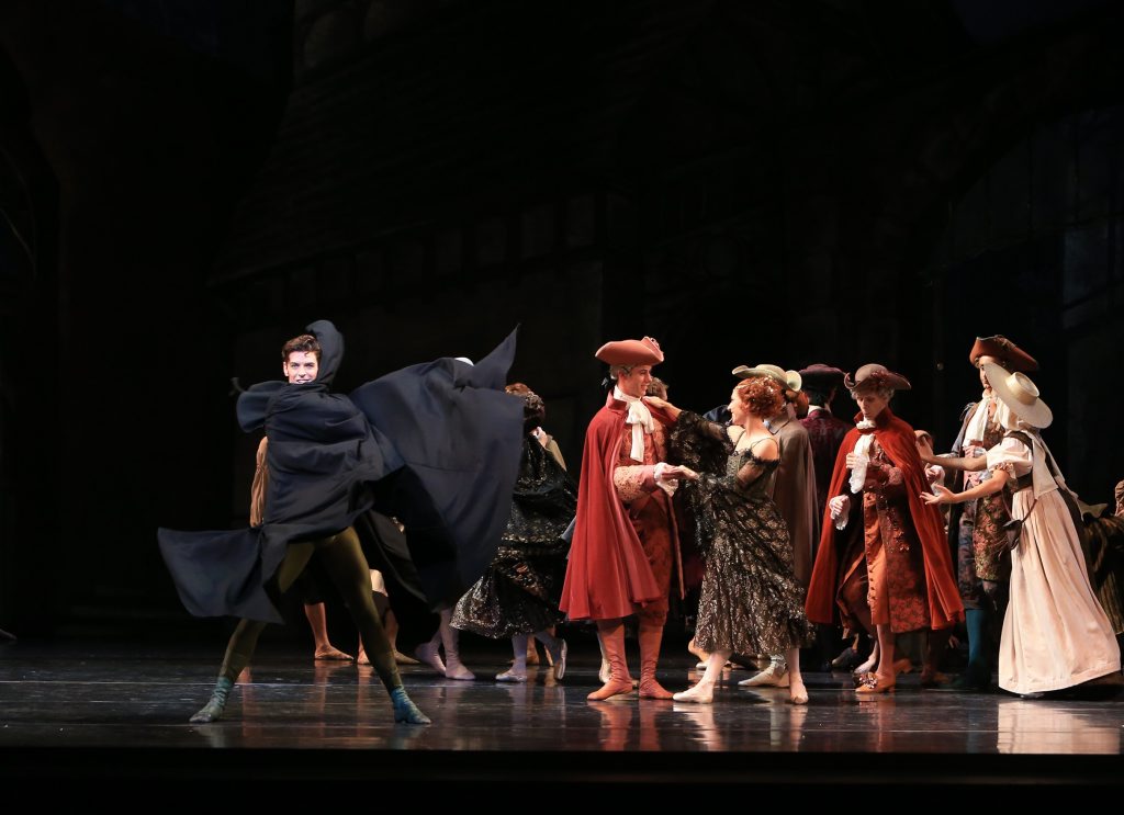 Andrew Killian, as Manon's brother Lescaut, and artists of The Australian Ballet in Manon, The Australian Ballet 2014 Photo: Contributed Andrew Killian, as Manon's brother Lescaut, and artists of The Australian Ballet in Manon, The Australian Ballet 2014 Photo: Contributed