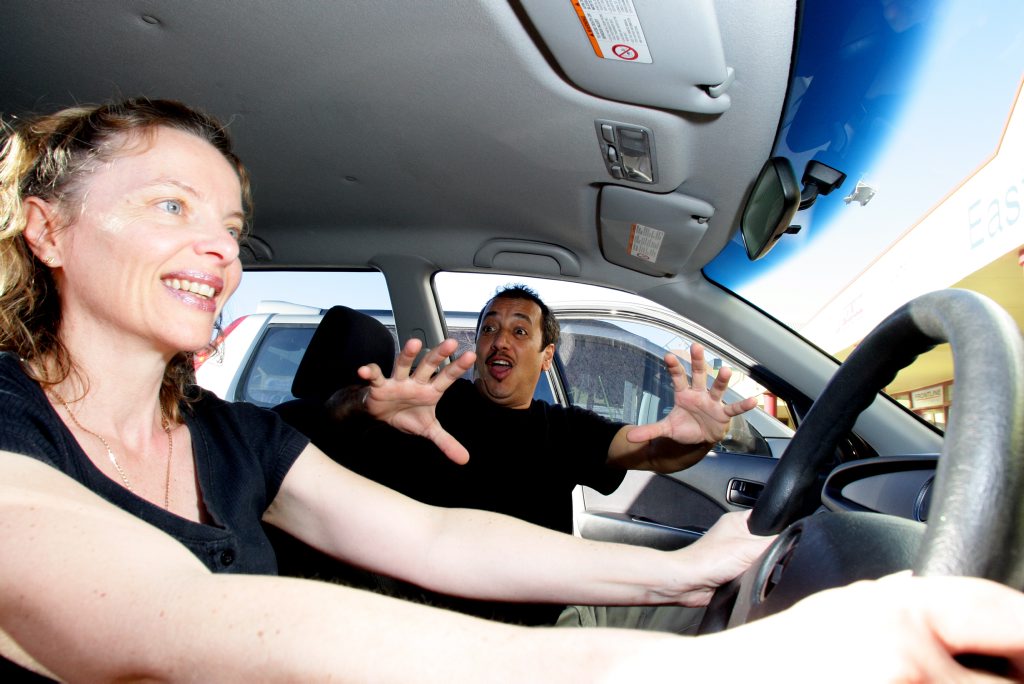 Back seat drivers are among the biggest distractions. Back seat drivers are among the biggest distractions.