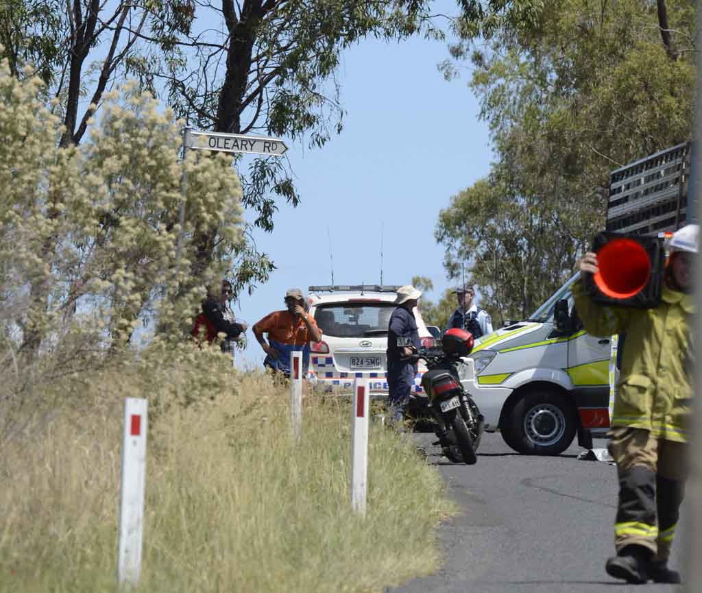 A man in his 50s has been killed after the motorbike he was riding collided with a truck south of Toowoomba. A man in his 50s has been killed after the motorbike he was riding collided with a truck south of Toowoomba.