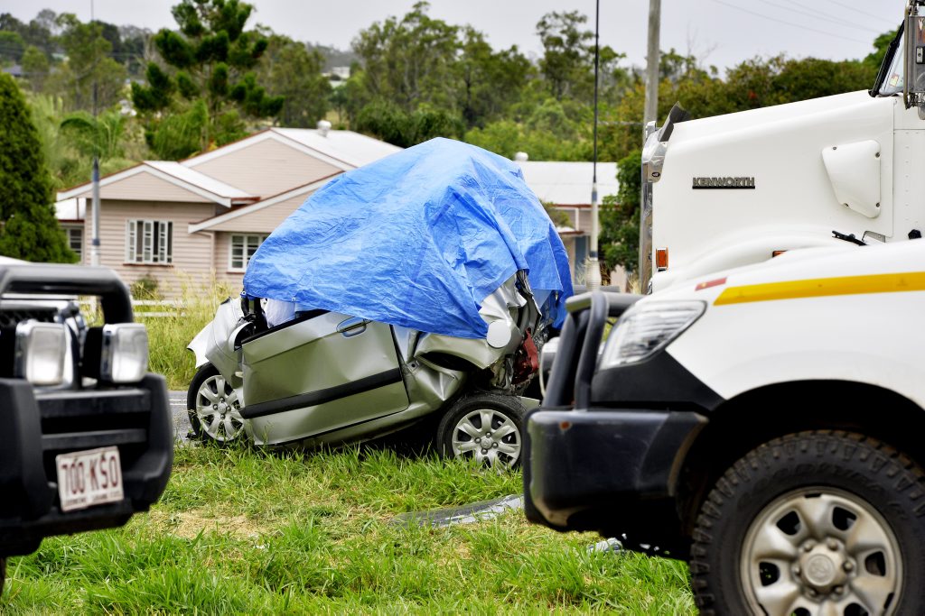 ROADWORKS TRAGEDY: A woman was killed in a traffic crash at Hatton Vale yesterday. ROADWORKS TRAGEDY: A woman was killed in a traffic crash at Hatton Vale yesterday.
