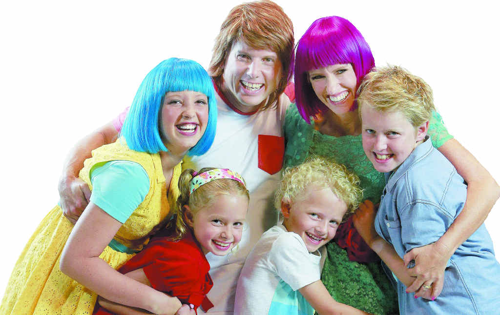 BIG BREAK: The Maddens make their TV debut today in Go Frills. The cast includes Helena, Rockin’ Russ, Emmerson, 14, and the Frills kids Connor, 12, Jordana, 9, and Olli, 6.