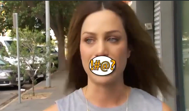 Producers block out an expletive from Alisa's on-camera rant. Producers block out an expletive from Alisa's on-camera rant.