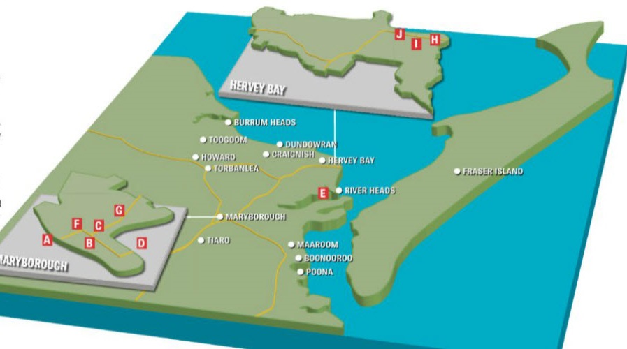 This map shows the location of the crimes listed in the story. This map shows the location of the crimes listed in the story.