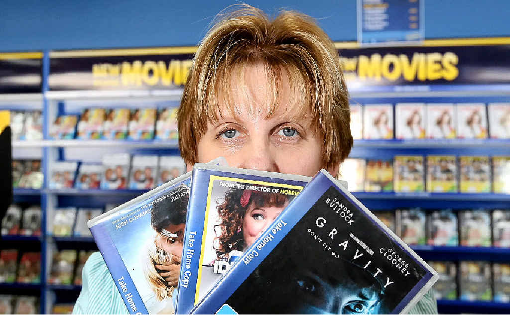 MOVIE STAR: Lyn Howard still enjoys renting movies from the video shop. MOVIE STAR: Lyn Howard still enjoys renting movies from the video shop.