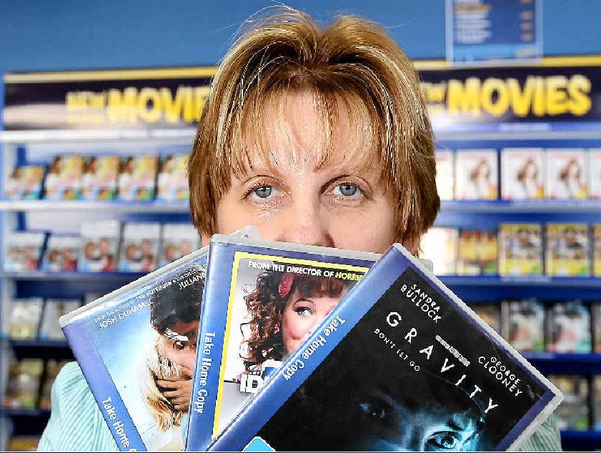 MOVIE STAR: Lyn Howard still enjoys renting movies from the video shop. MOVIE STAR: Lyn Howard still enjoys renting movies from the video shop.