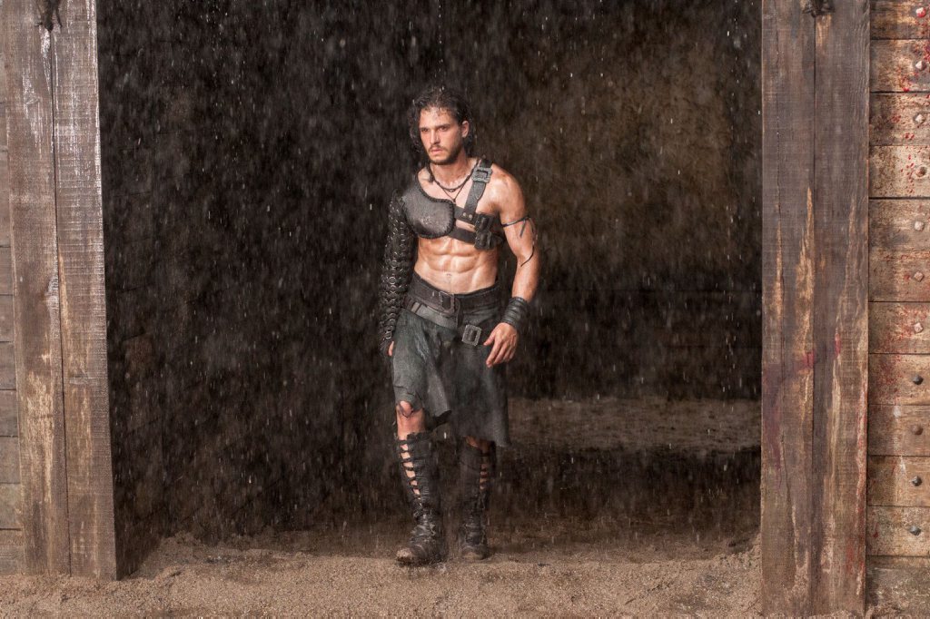 FOR REVIEW AND PREVIEW PURPOSES ONLY. Kit Harington in a scene from the movie Pompeii. Supplied by Image.net. Please credit photo to George Kraychyk. FOR REVIEW AND PREVIEW PURPOSES ONLY. Kit Harington in a scene from the movie Pompeii. Supplied by Image.net. Please credit photo to George Kraychyk.