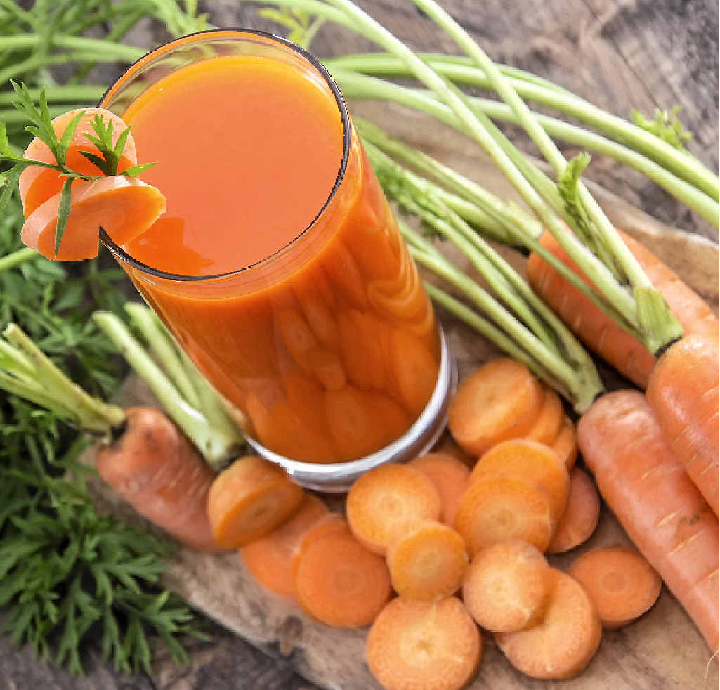 CARROT JUICE: Is soothing and healing. CARROT JUICE: Is soothing and healing.