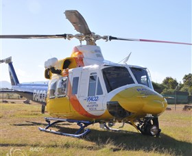 The RACQ CHRS was called and on arrival started a search of the area. The RACQ CHRS was called and on arrival started a search of the area.
