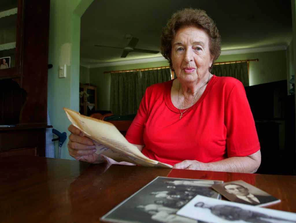 MEMENTO: Joan Chudleigh with a letter written by her ancestor George Banks who later died during the First World War. MEMENTO: Joan Chudleigh with a letter written by her ancestor George Banks who later died during the First World War.