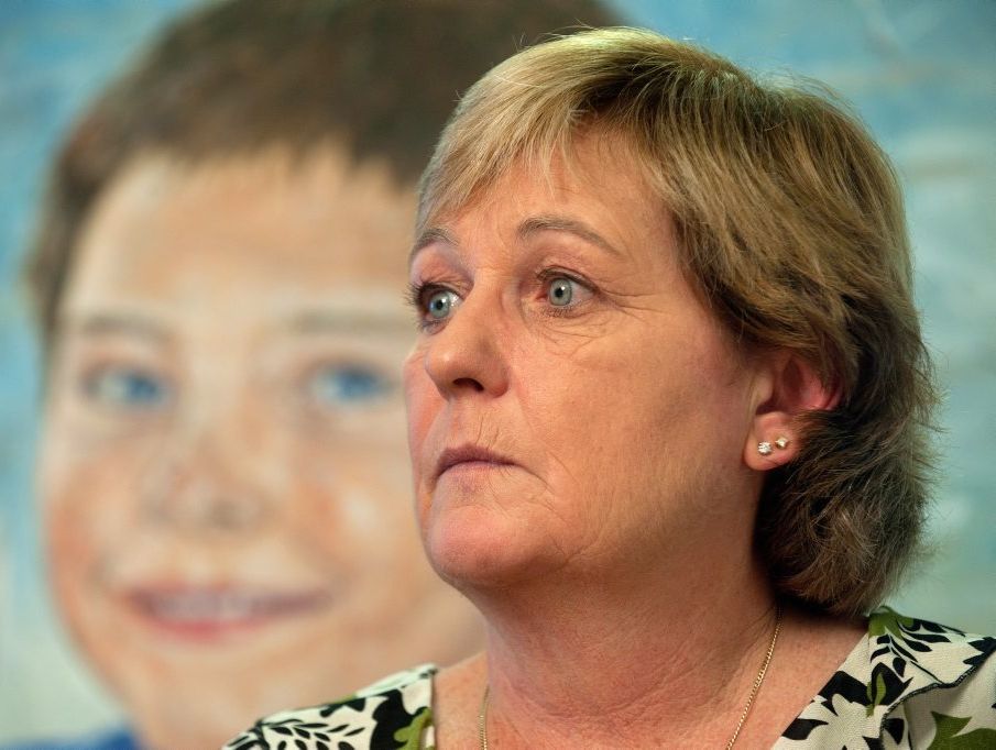 Denise Morcombe discussing funeral plans for Daniel. Denise Morcombe discussing funeral plans for Daniel.