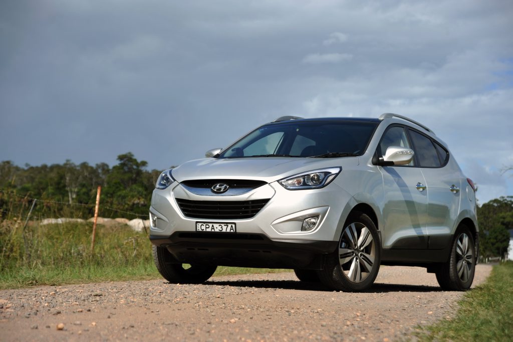 The Hyundai ix35. The Hyundai ix35.