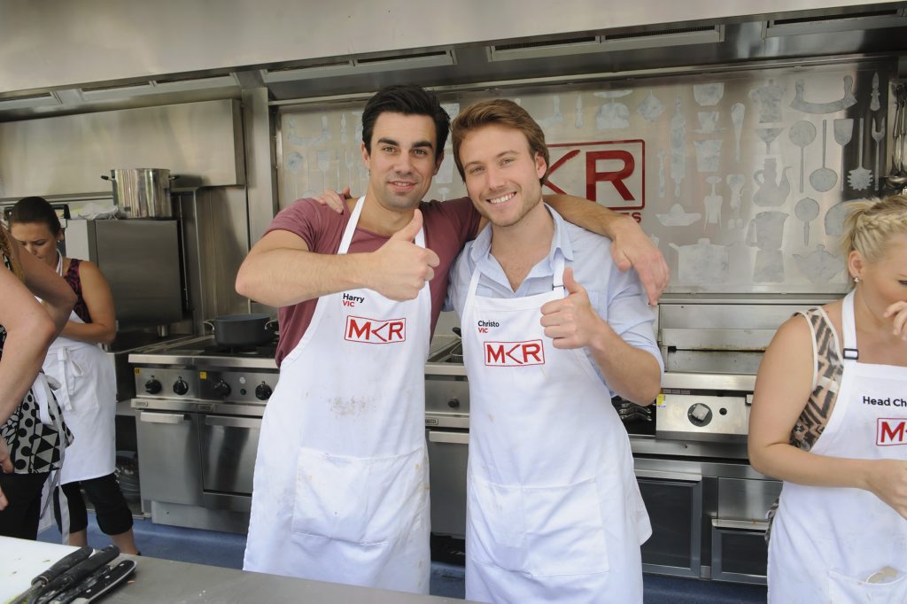 Not such a great day in the kitchen for Harry and Christo. Not such a great day in the kitchen for Harry and Christo.