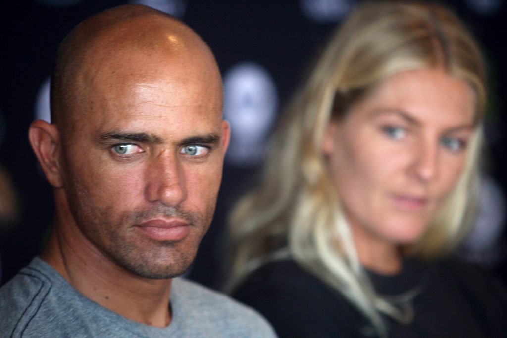 American professional surfer Robert Kelly Slater (born February 11, 1972, Cocoa Beach, FL, USA) and Australian professional surfer and four-time world champion on the Women's ASP World Tour Stephanie Louise Gilmore at the official launch of the 2012 Quiksilver Pro and Roxy Pro at Snapper Rocks, Coolangatta Photo: John Gass / Daily News American professional surfer Robert Kelly Slater (born February 11, 1972, Cocoa Beach, FL, USA) and Australian professional surfer and four-time world champion on the Women's ASP World Tour Stephanie Louise Gilmore at the official launch of the 2012 Quiksilver Pro and Roxy Pro at Snapper Rocks, Coolangatta Photo: John Gass / Daily News