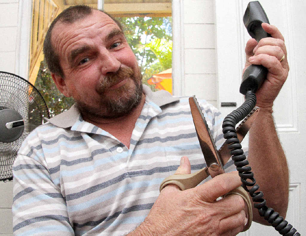 HUNG UP: David Mighell is warning residents to be wary of telephone scams. HUNG UP: David Mighell is warning residents to be wary of telephone scams.