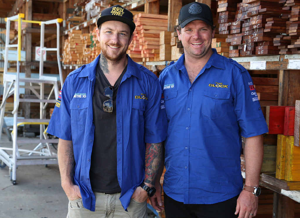 The Block Fans v Faves contestants Dale Vine and Brad Cranfield visited Woodman’s Mitre 10 as part of the Mitre 10 Aussie Road Trip. The Block Fans v Faves contestants Dale Vine and Brad Cranfield visited Woodman’s Mitre 10 as part of the Mitre 10 Aussie Road Trip.