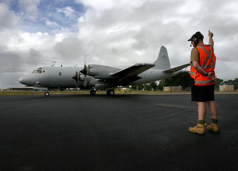 An RAAF Orion. An RAAF Orion.