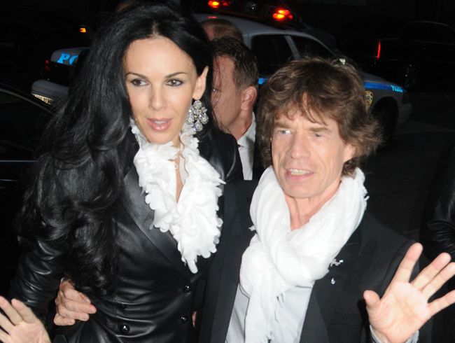 Sir Mick Jagger and L'Wren Scott Sir Mick Jagger and L'Wren Scott