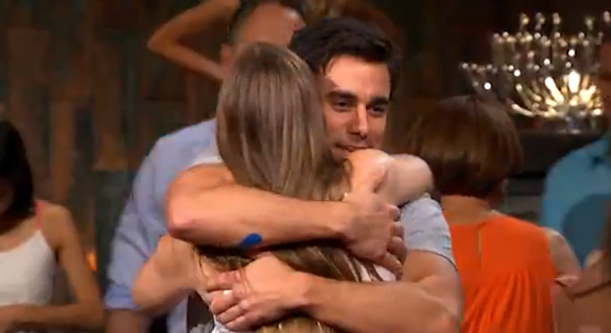 Harry farewells Bianca. Harry farewells Bianca.