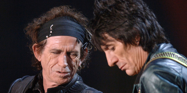 Rolling Stones' Keith Richards and Ronnie Woods in Wellington in 2006. Photo/NZPA. Rolling Stones' Keith Richards and Ronnie Woods in Wellington in 2006. Photo/NZPA.