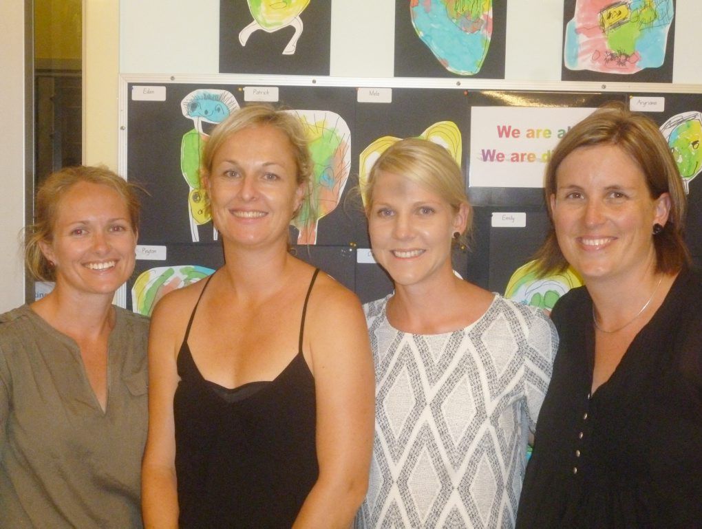 Xanthe Lloyd joining some of the new committee members Photo Contributed