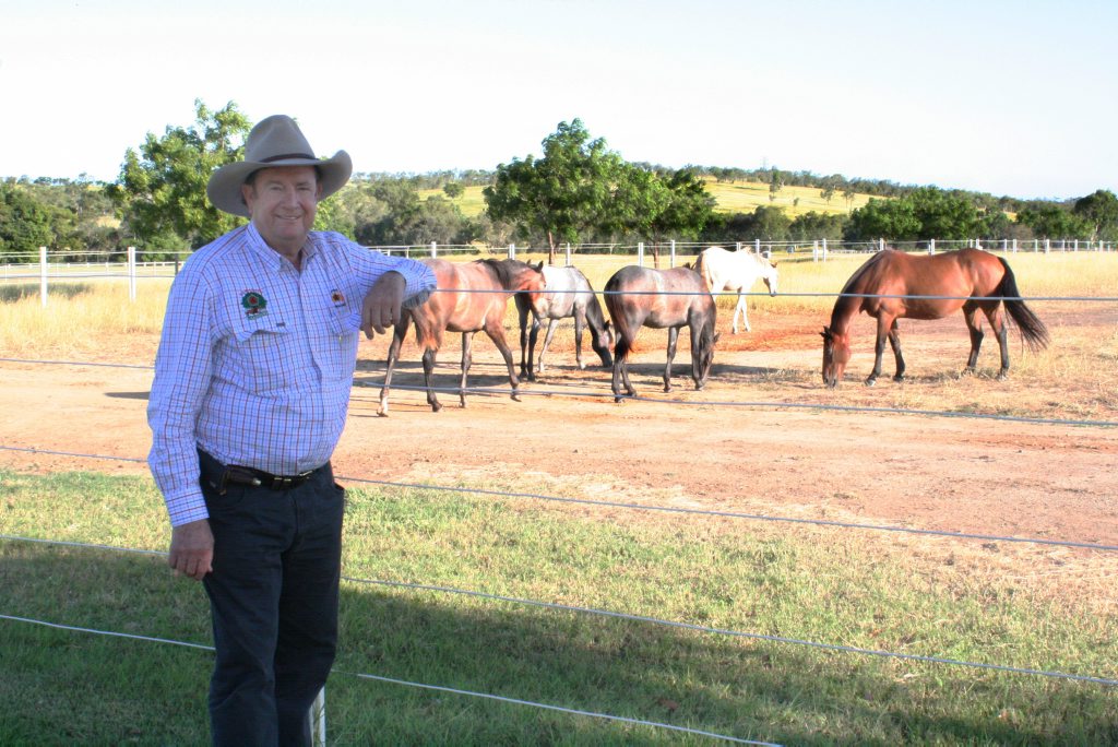 Graeme Acton, pictured at his Paradise Lagoons property, is supporting the Fitzroy Basin Food Bowl. Graeme Acton, pictured at his Paradise Lagoons property, is supporting the Fitzroy Basin Food Bowl.