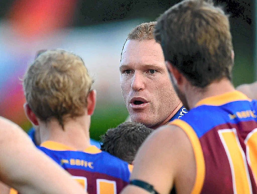 RENEWED ENERGY: Justin Leppitsch talks to his players during a pre-season match. RENEWED ENERGY: Justin Leppitsch talks to his players during a pre-season match.