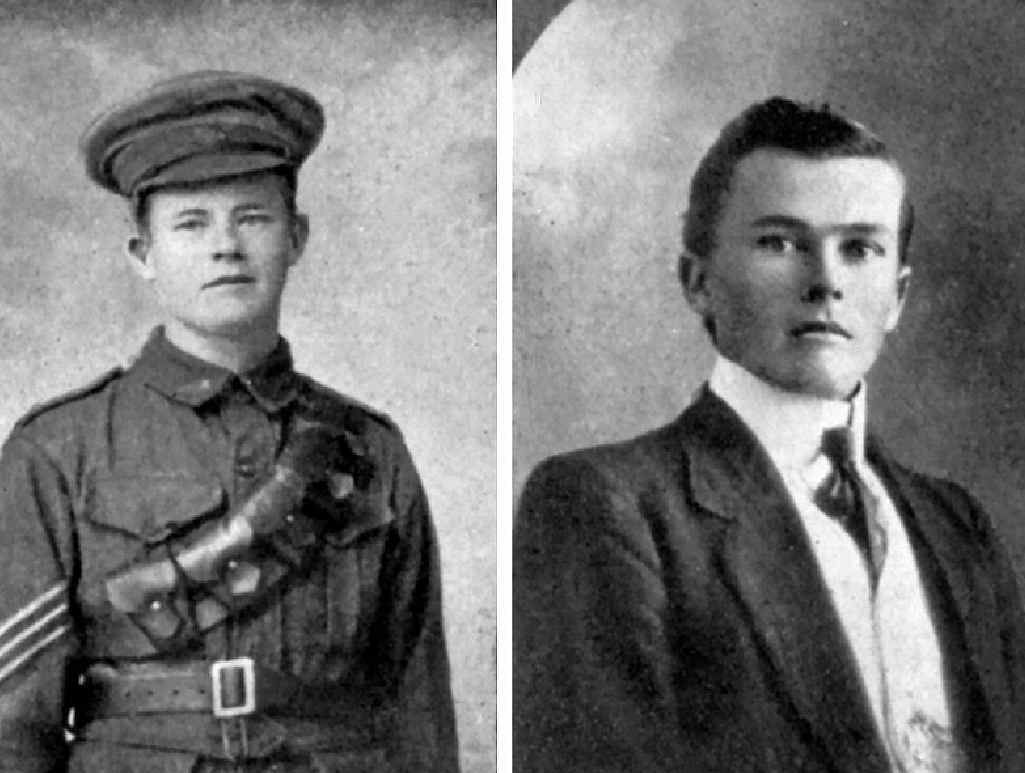 WAR SERVICE: The McNaught brothers. WAR SERVICE: The McNaught brothers.